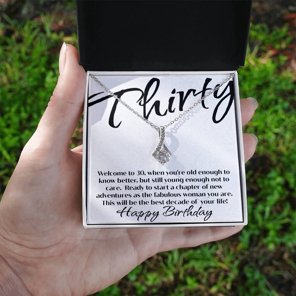 30th Birthday Necklace For Her