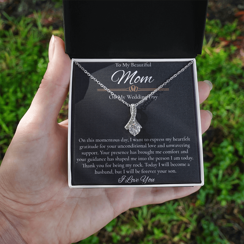 Mother Of The Groom Gift From Son, Necklace