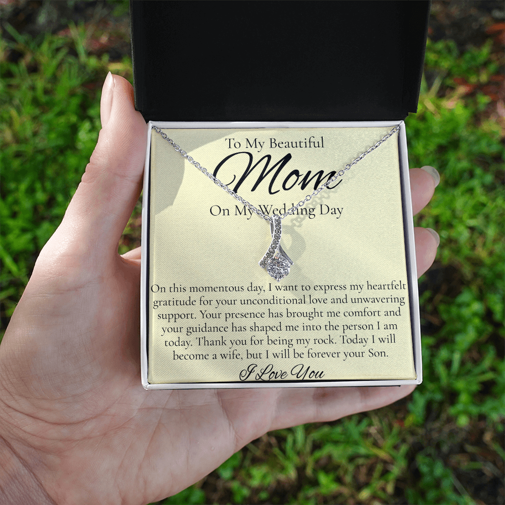 Mother Of The Groom Necklace, From Your Son