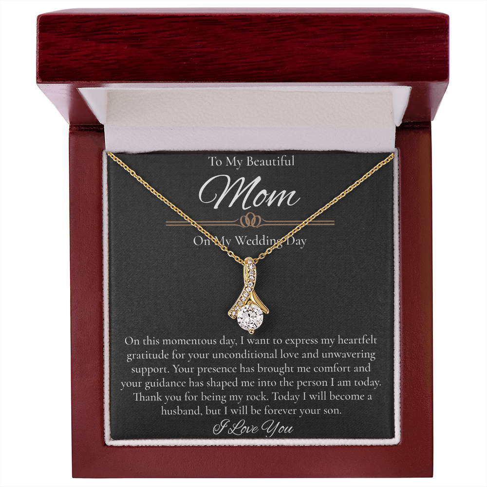 Mother Of The Groom Gift From Son, Necklace
