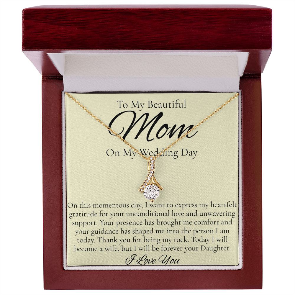 Mother Of The Bride Necklace From Daughter
