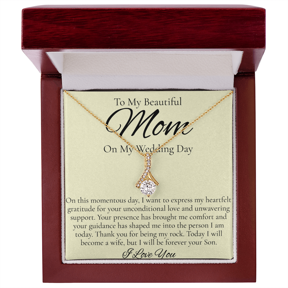 Mother Of The Groom Necklace, From Your Son