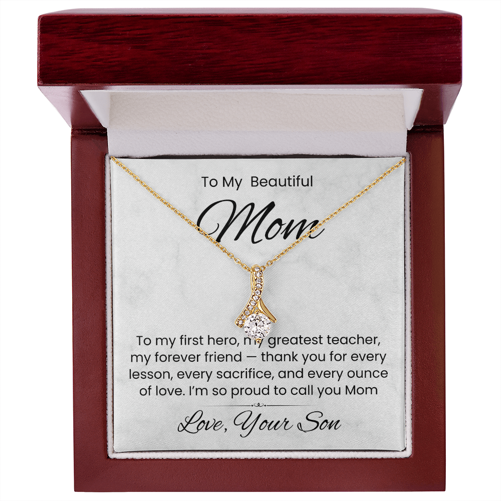 A Necklace for Mom — From Your Grateful Son
