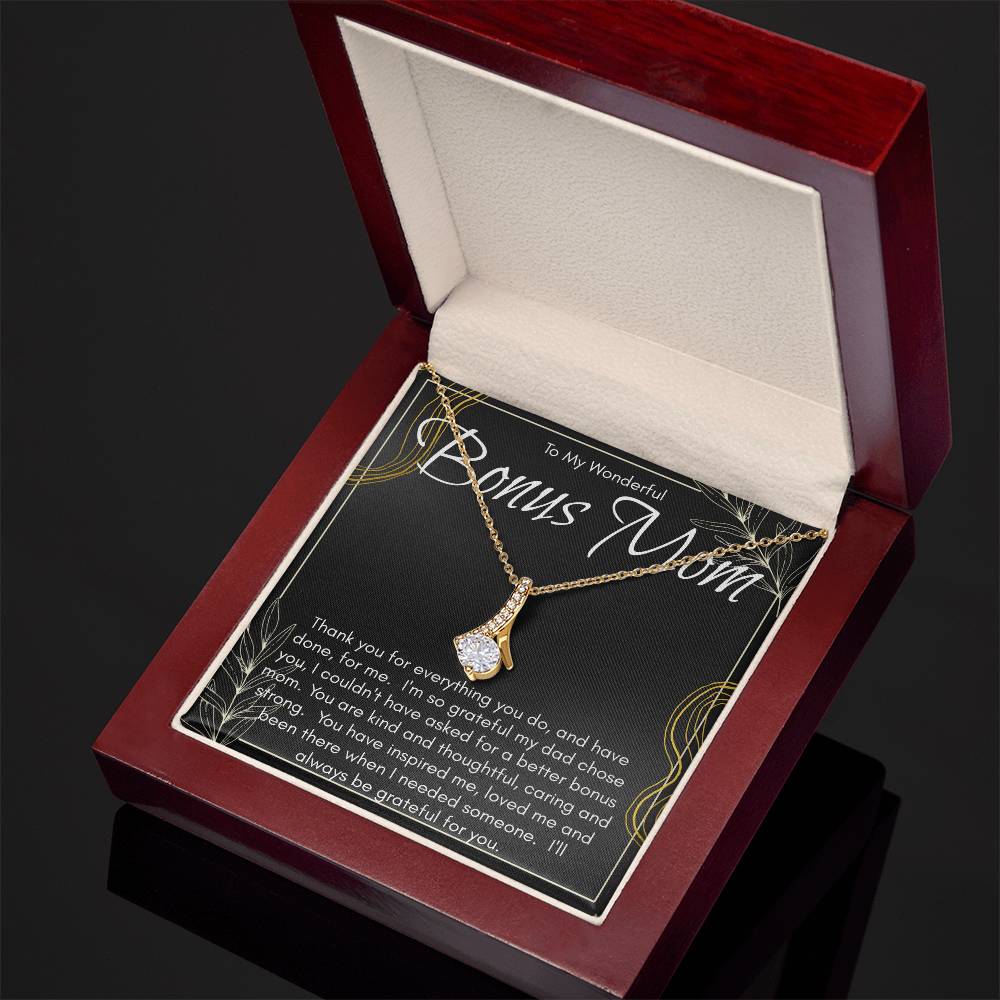 Necklace for A Wonderful Bonus Mom