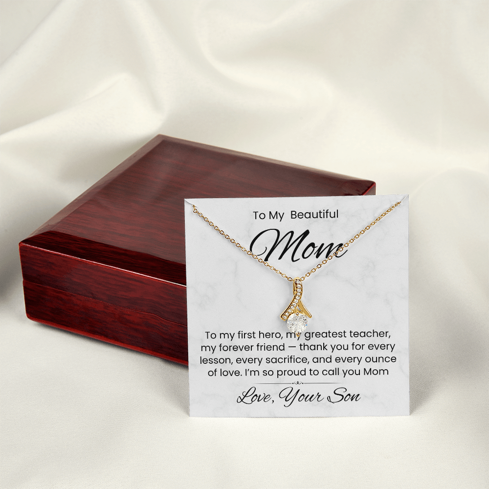 A Necklace for Mom — From Your Grateful Son