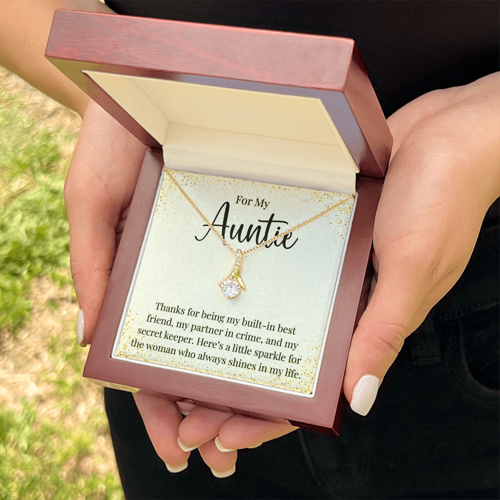 Necklace For Sparkly Auntie!