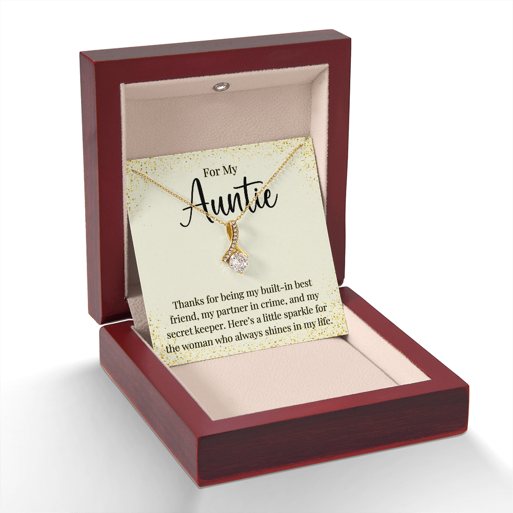 Necklace For Sparkly Auntie!