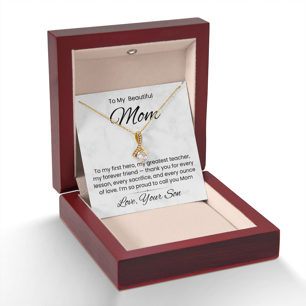 A Necklace for Mom — From Your Grateful Son