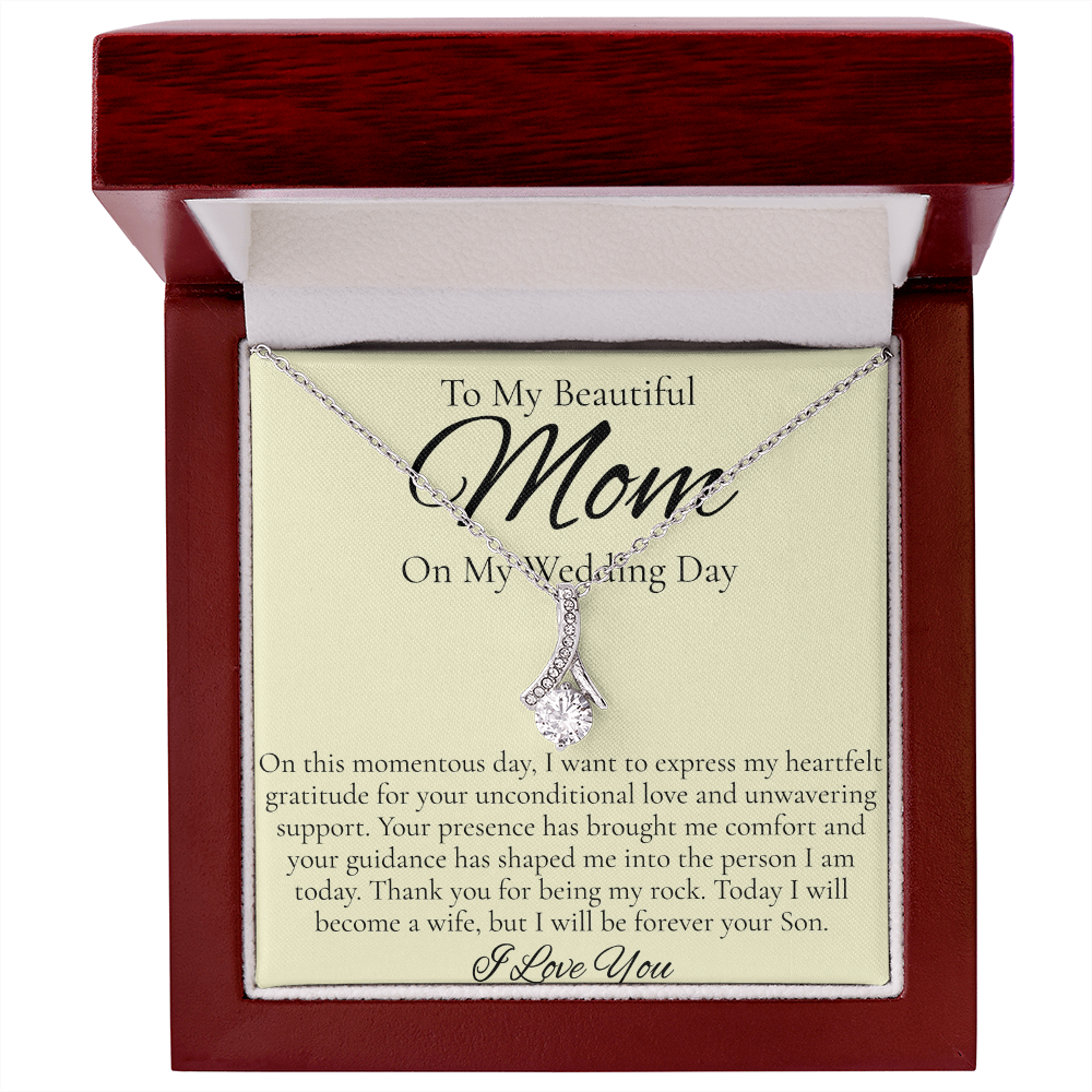 Mother Of The Groom Necklace, From Your Son