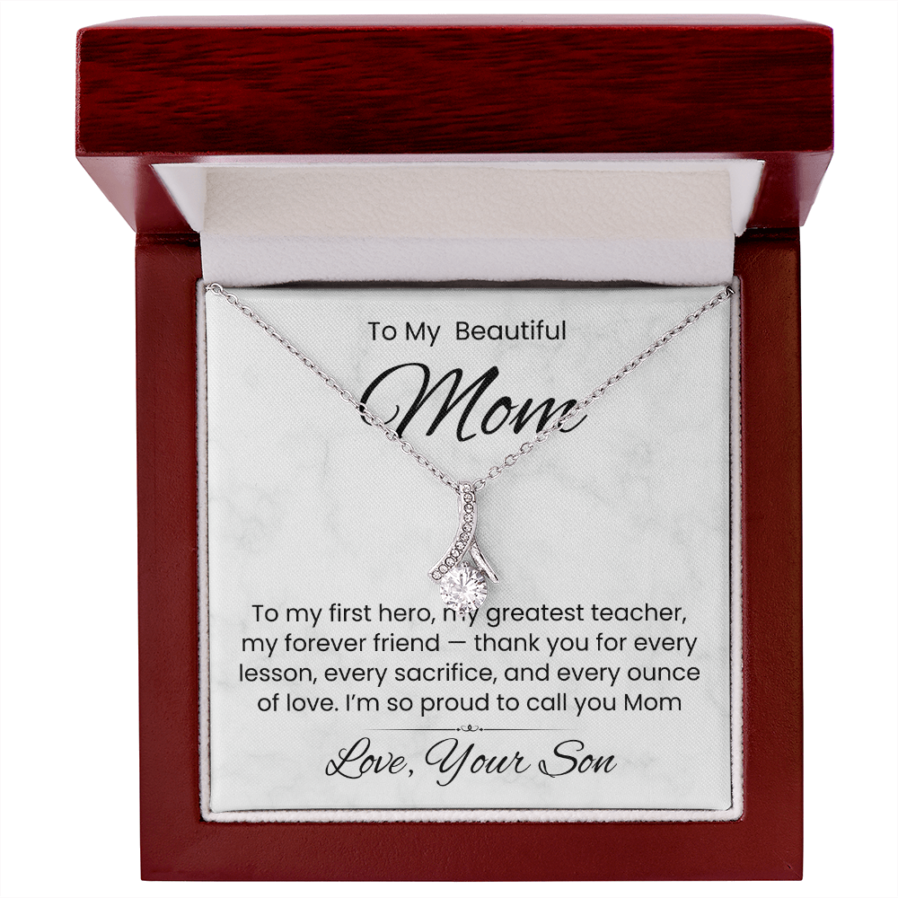 A Necklace for Mom — From Your Grateful Son