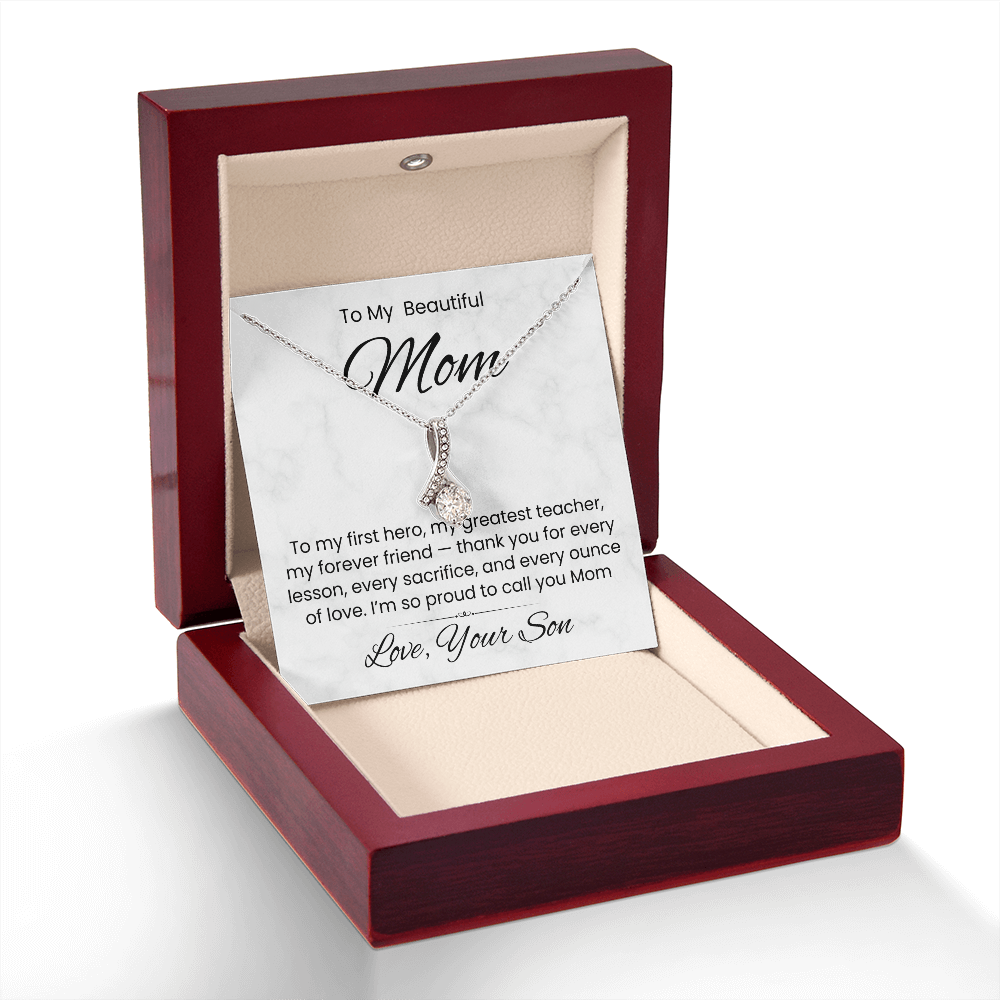 A Necklace for Mom — From Your Grateful Son
