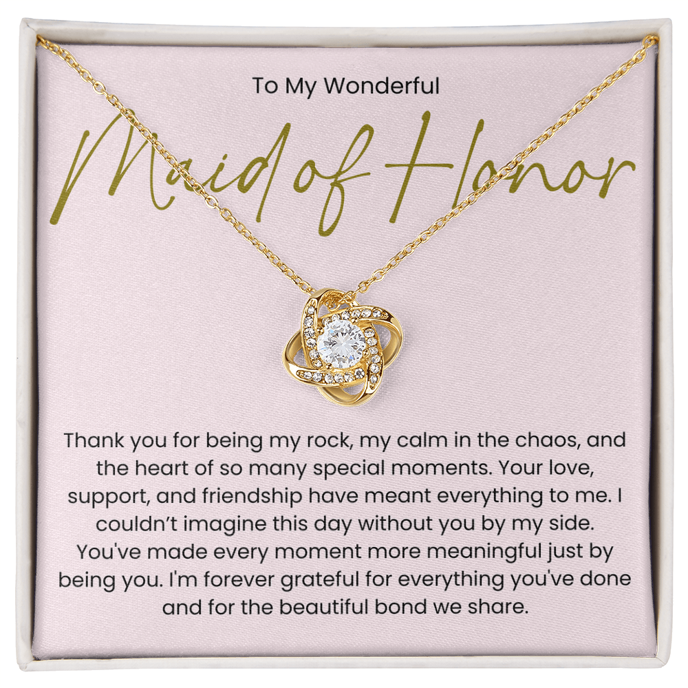 Thank You Gift For The Maid Of Honor