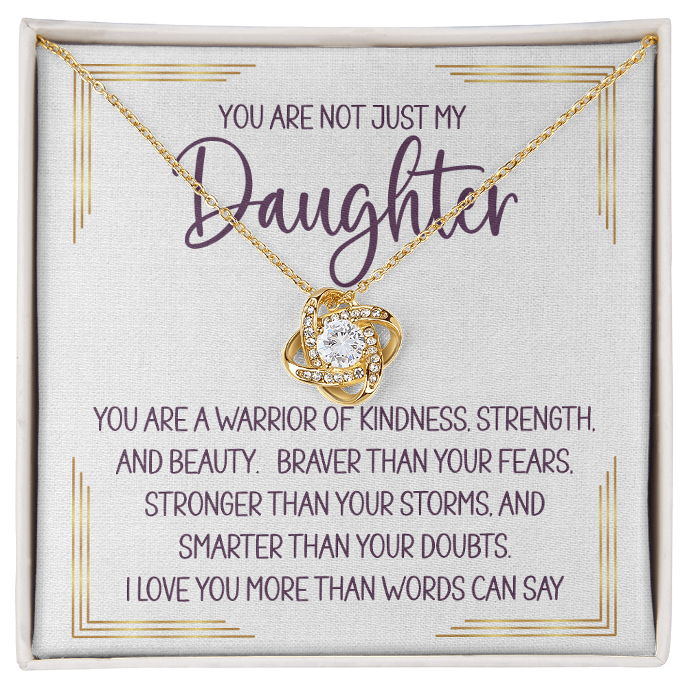 Necklace For A Smart, Brave, Strong Daughter