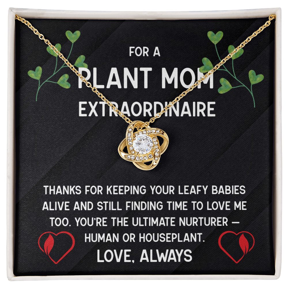 Plant Mom Necklace - For The Ultimate Nurturer!