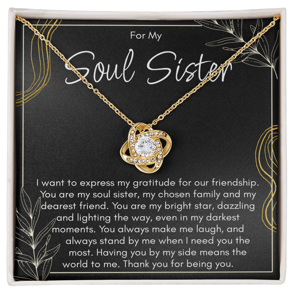 Soul Sister Necklace For Best Friend
