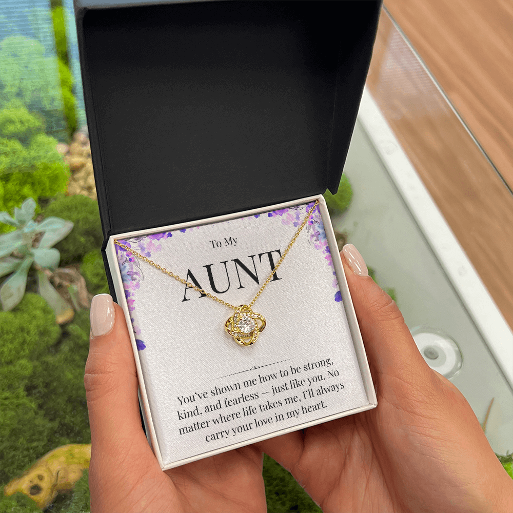 Necklace For A Strong, Kind, Fearless Aunt
