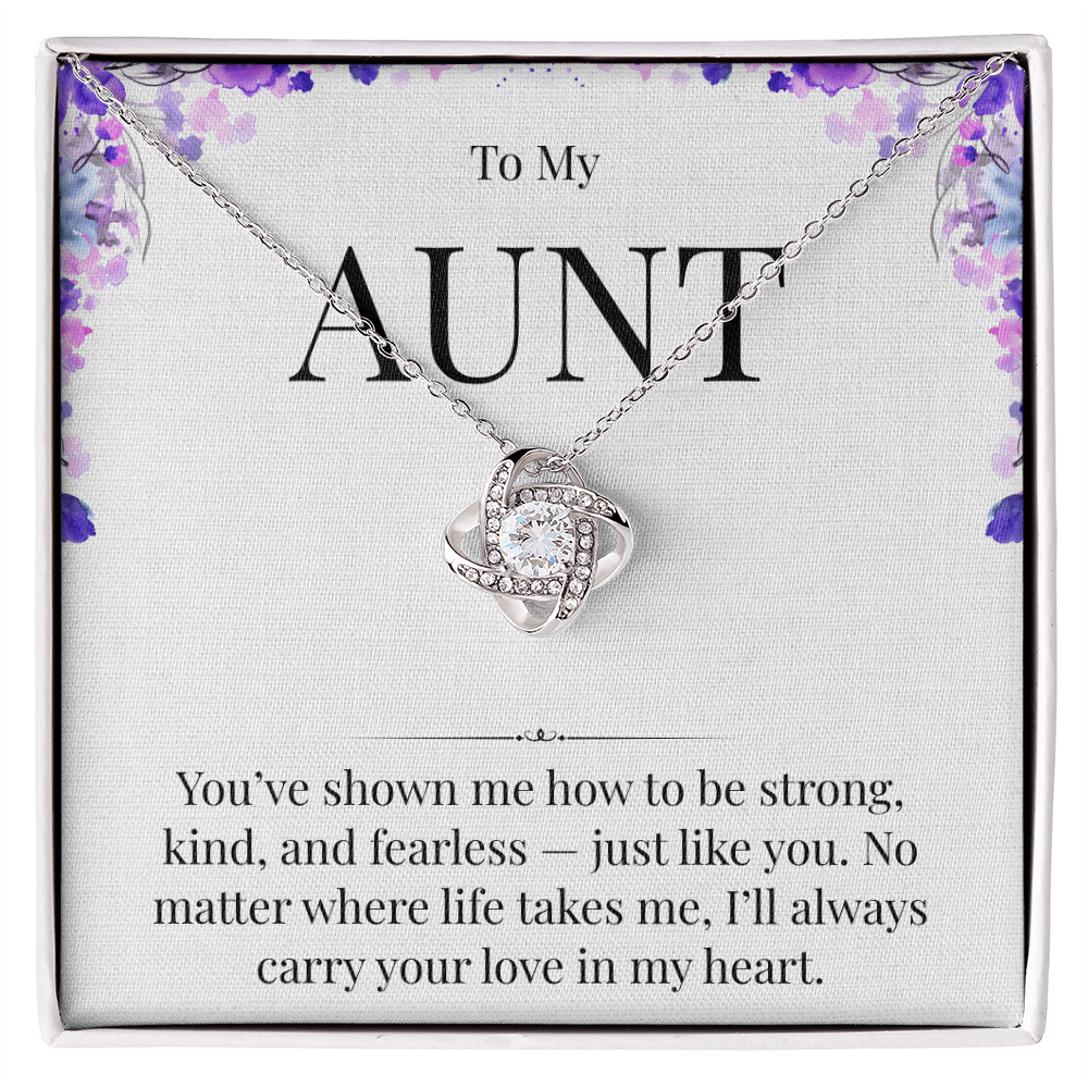 Necklace For A Strong, Kind, Fearless Aunt
