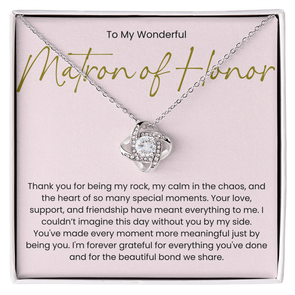 Thank You Gift For Matron of Honor