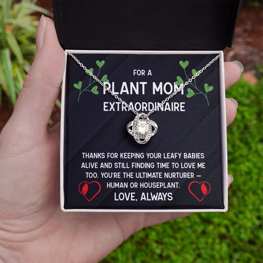 Plant Mom Necklace - For The Ultimate Nurturer!