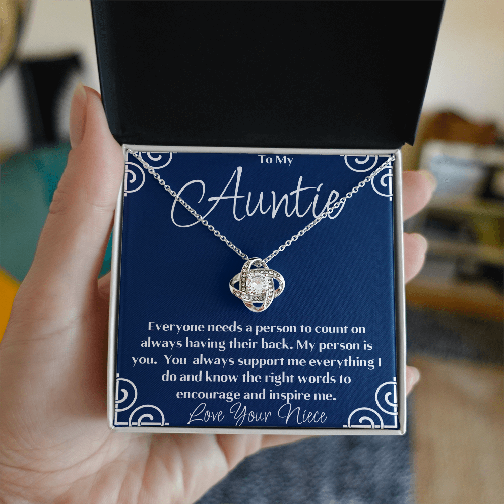 Necklace For Auntie, Love From Niece