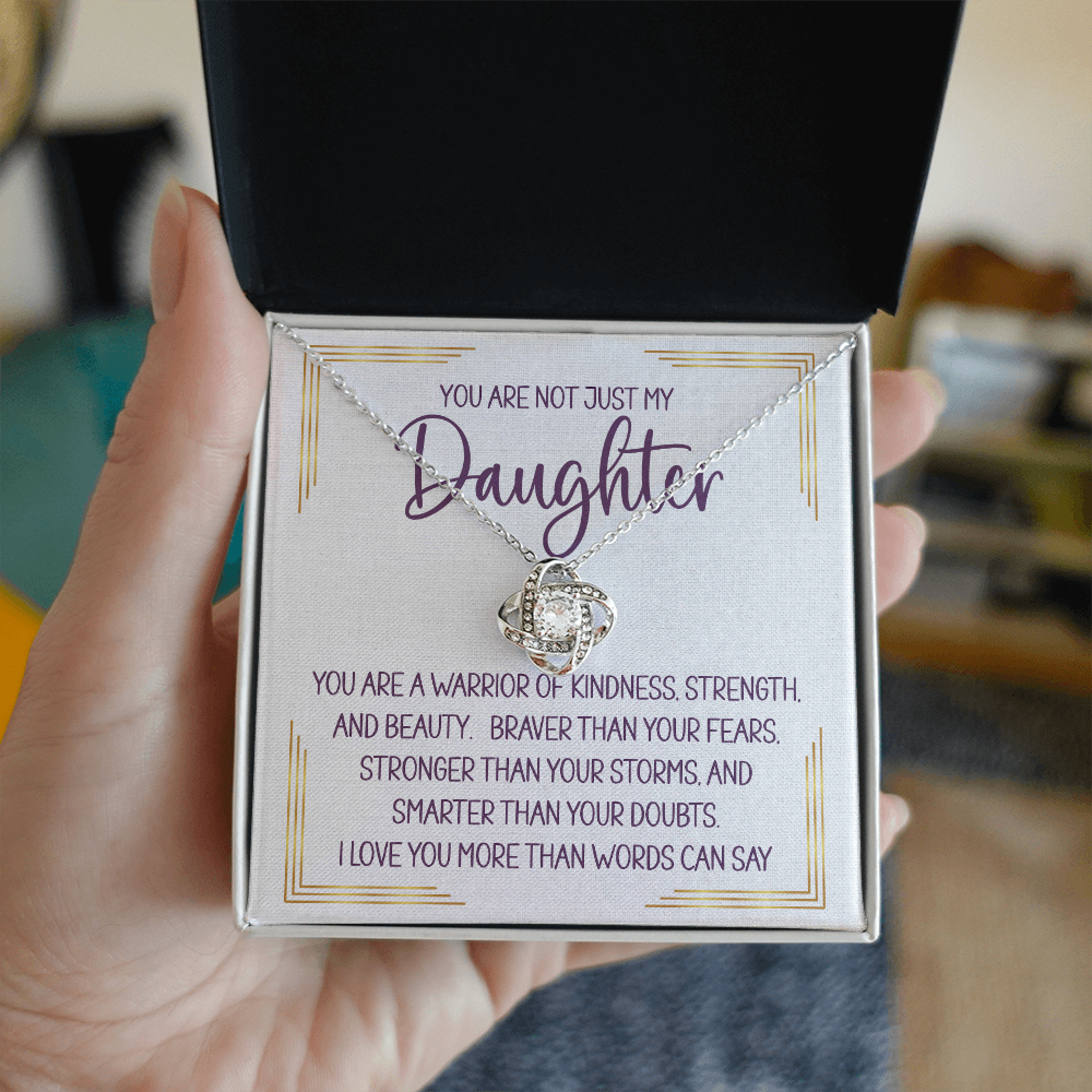 Necklace For A Smart, Brave, Strong Daughter