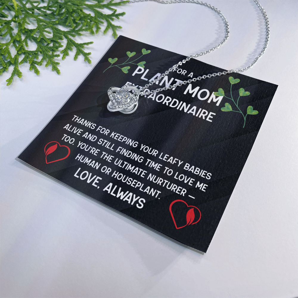Plant Mom Necklace - For The Ultimate Nurturer!