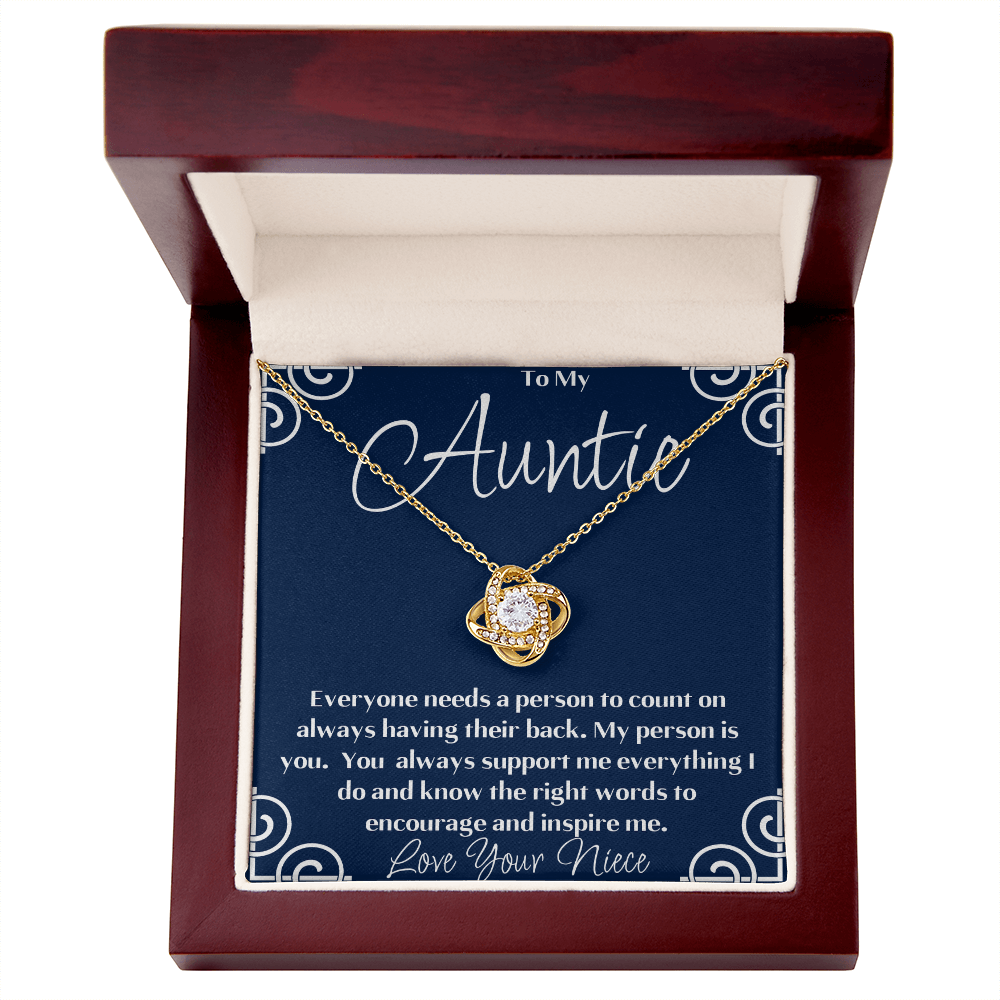 Necklace For Auntie, Love From Niece