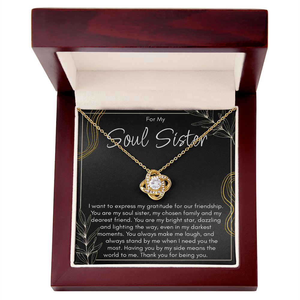 Soul Sister Necklace For Best Friend