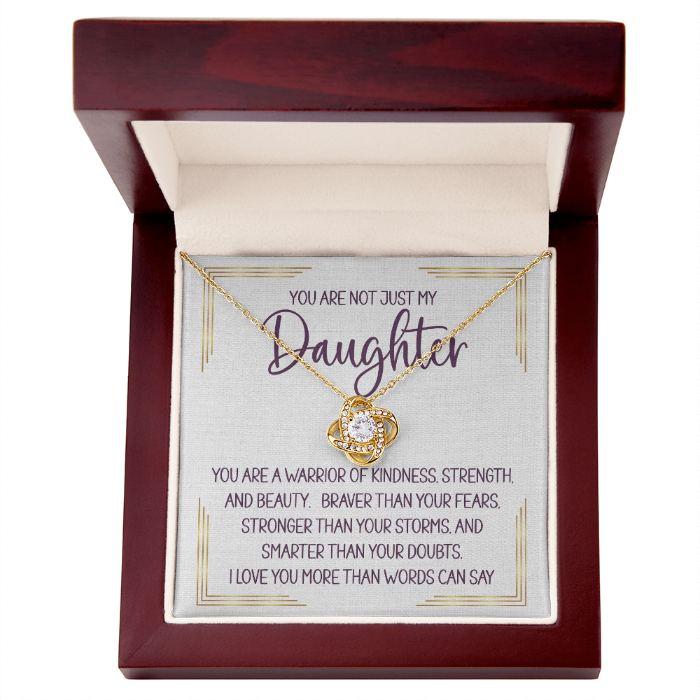 Necklace For A Smart, Brave, Strong Daughter