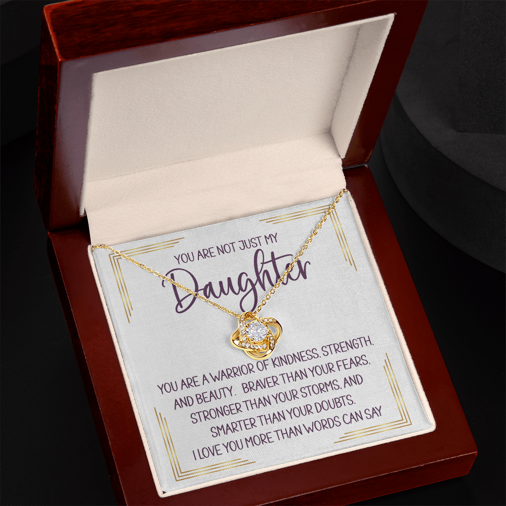 Necklace For A Smart, Brave, Strong Daughter