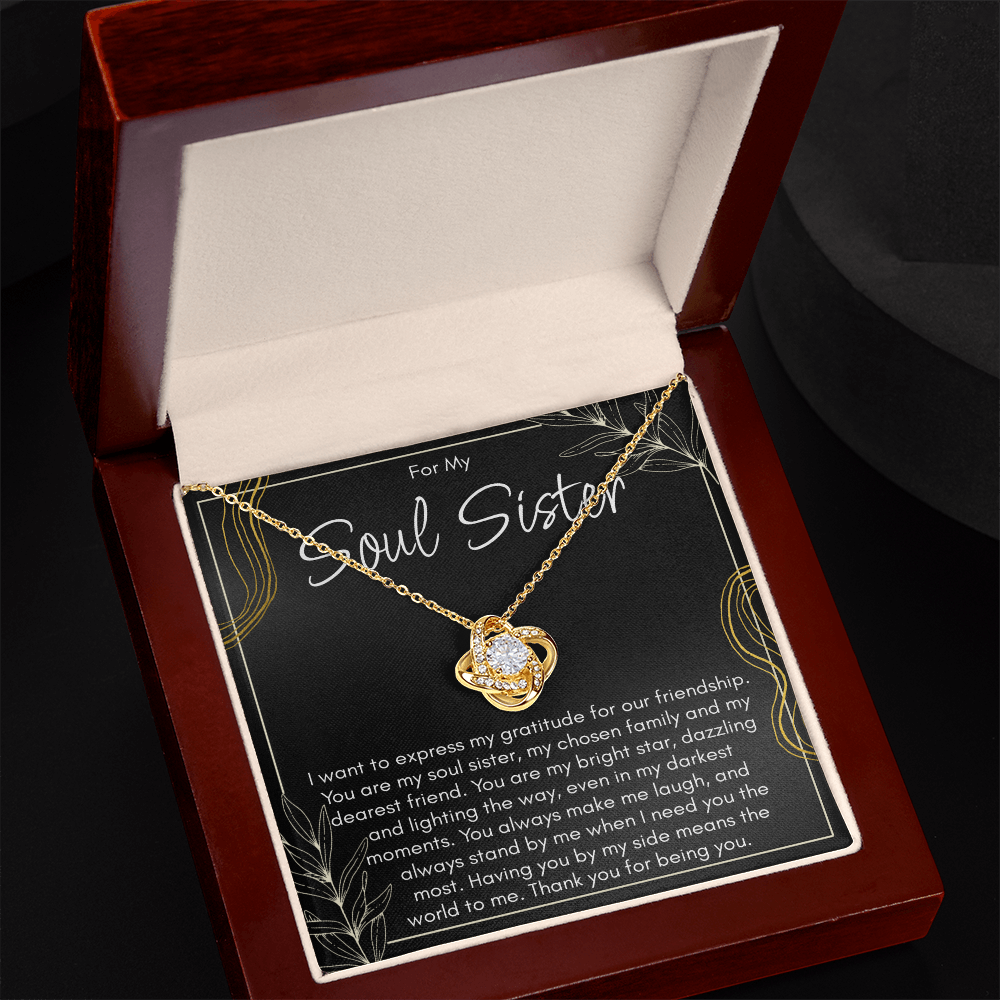Soul Sister Necklace For Best Friend