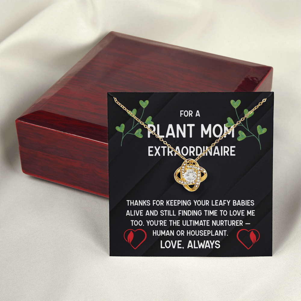 Plant Mom Necklace - For The Ultimate Nurturer!