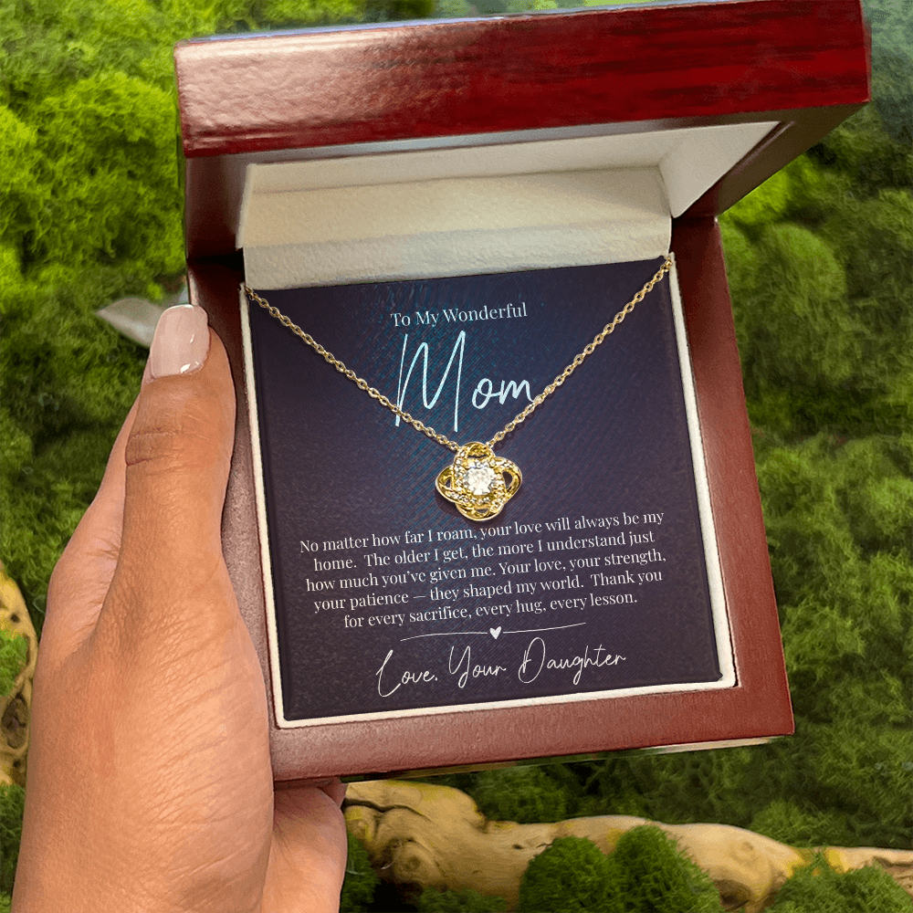 A Necklace for Mom — A Reminder That Her Love Is Always Home