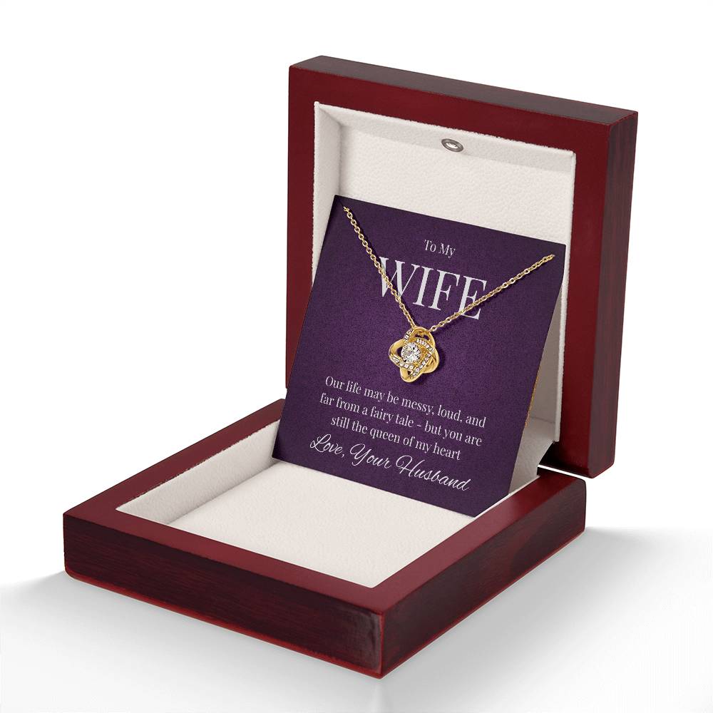 Necklace For Wife, The Queen Of Your Heart