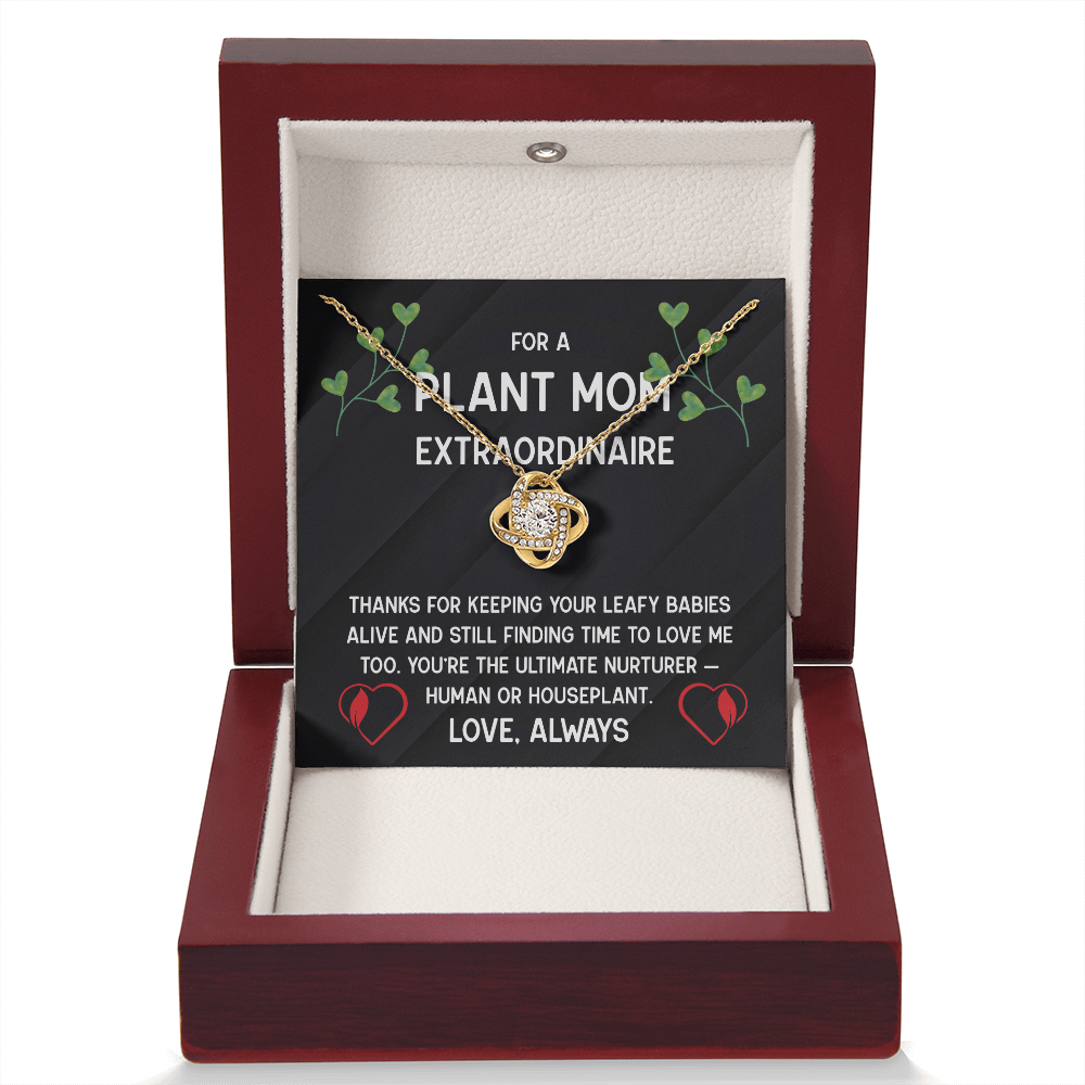 Plant Mom Necklace - For The Ultimate Nurturer!
