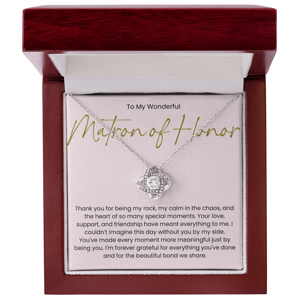 Thank You Gift For Matron of Honor