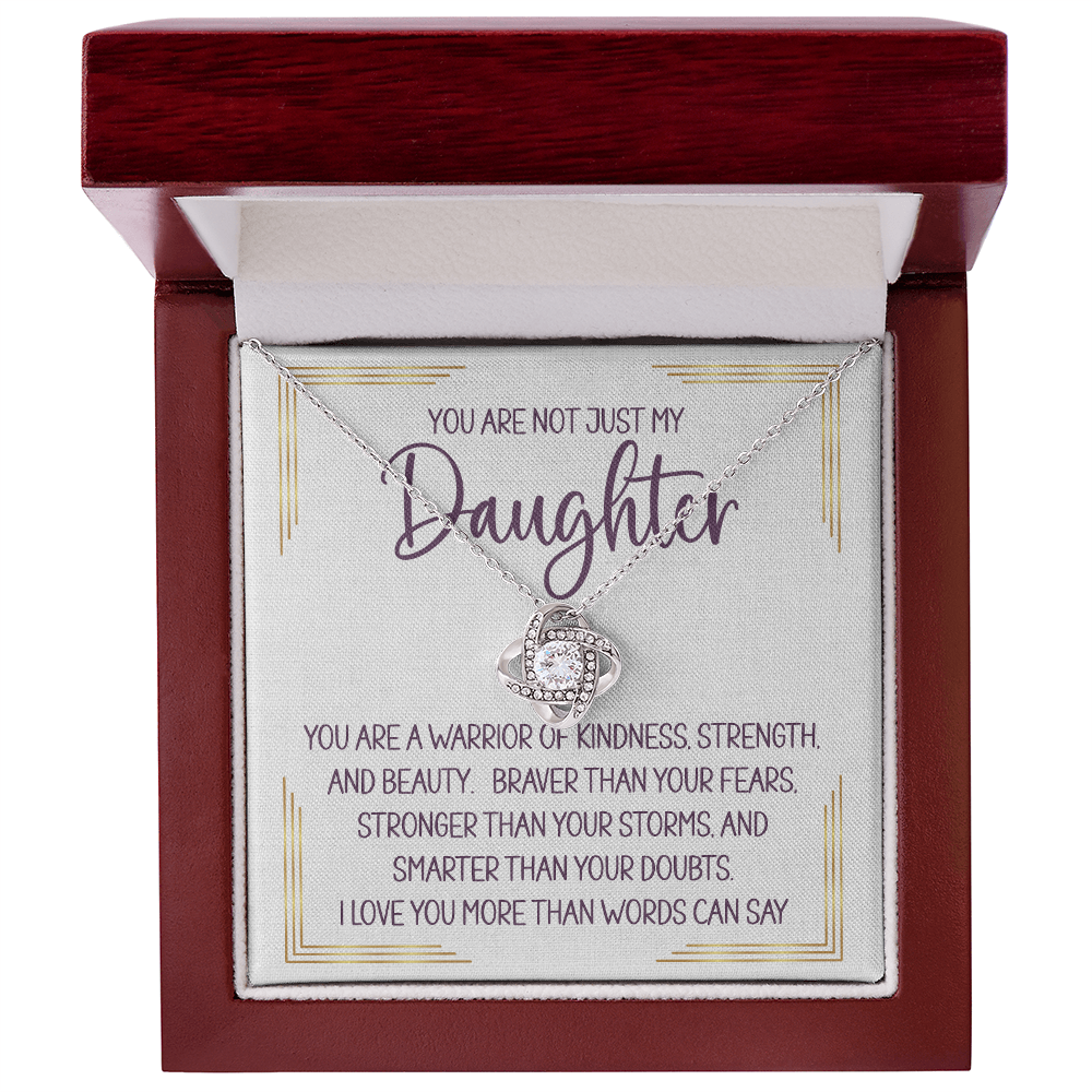 Necklace For A Smart, Brave, Strong Daughter