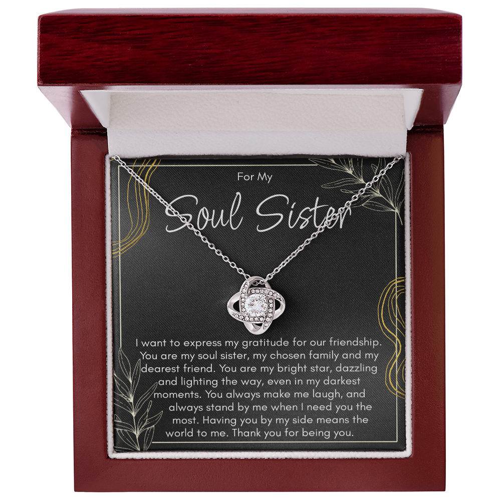 Soul Sister Necklace For Best Friend