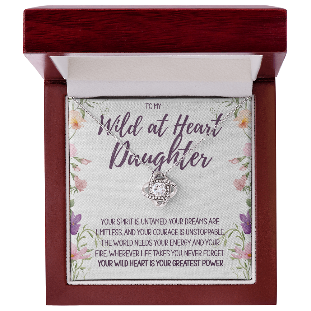 To My Wild at Heart Daughter Necklace 🌿