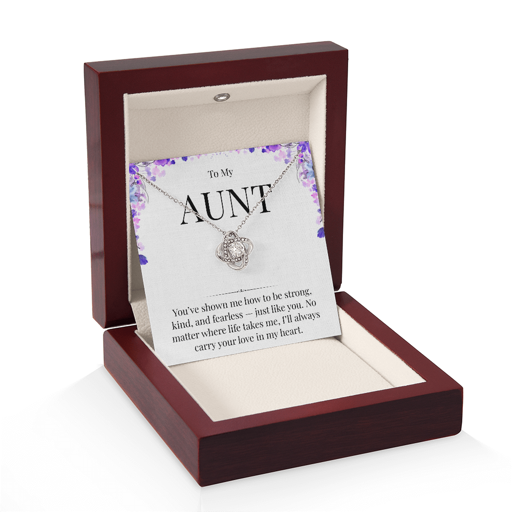 Necklace For A Strong, Kind, Fearless Aunt