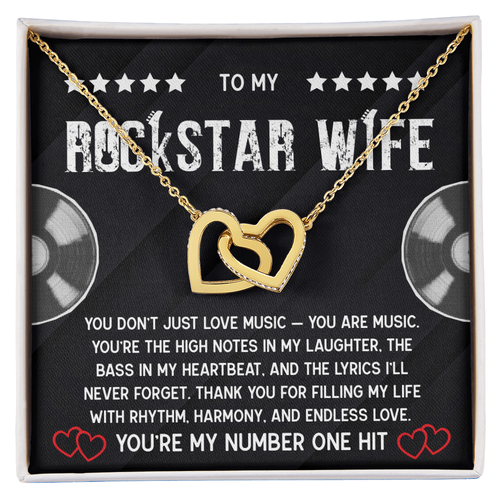 To My Rockstar Wife - Gift For The One Who Puts The Bass In Your Heartbeat!