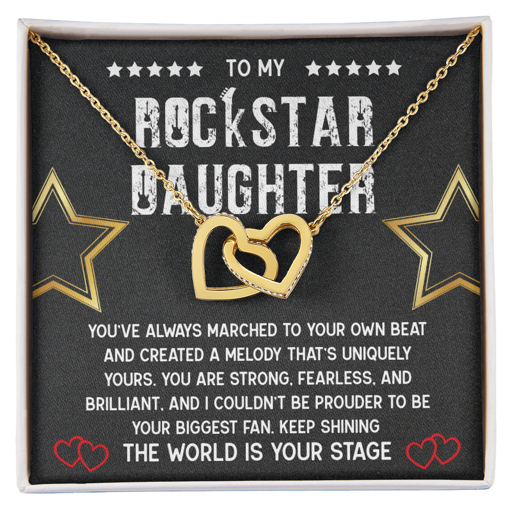 To My Rockstar Daughter Necklace 🎸