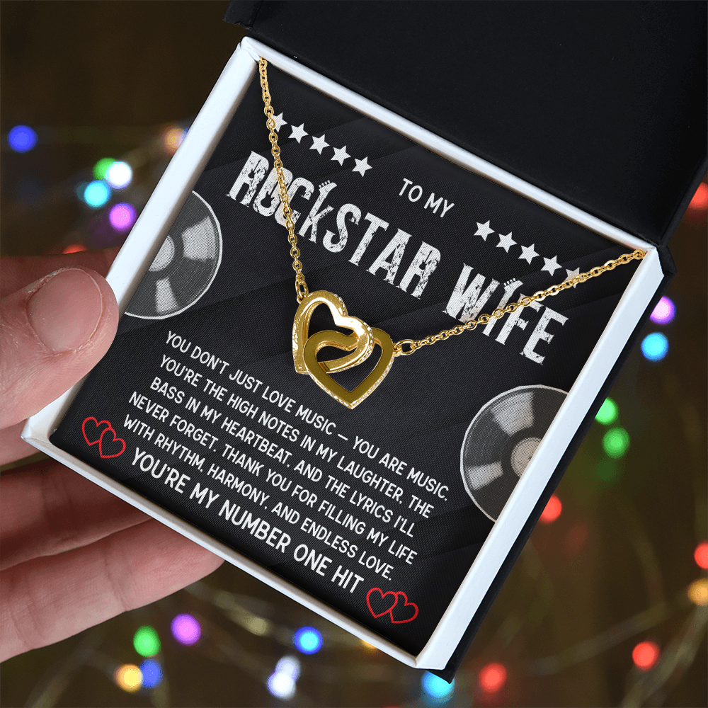 To My Rockstar Wife - Gift For The One Who Puts The Bass In Your Heartbeat!