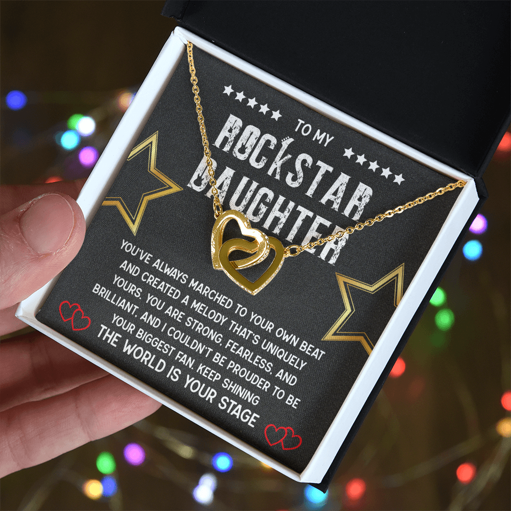 To My Rockstar Daughter Necklace 🎸