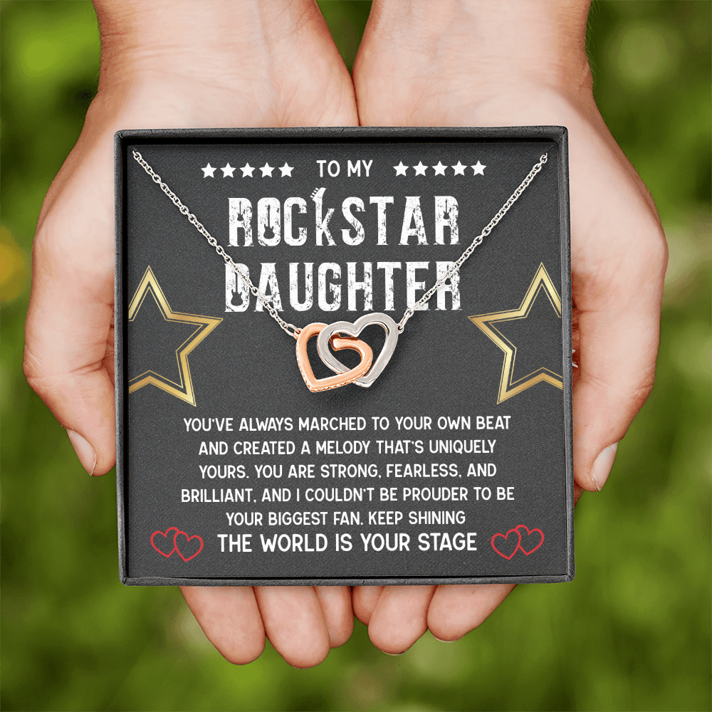 To My Rockstar Daughter Necklace 🎸