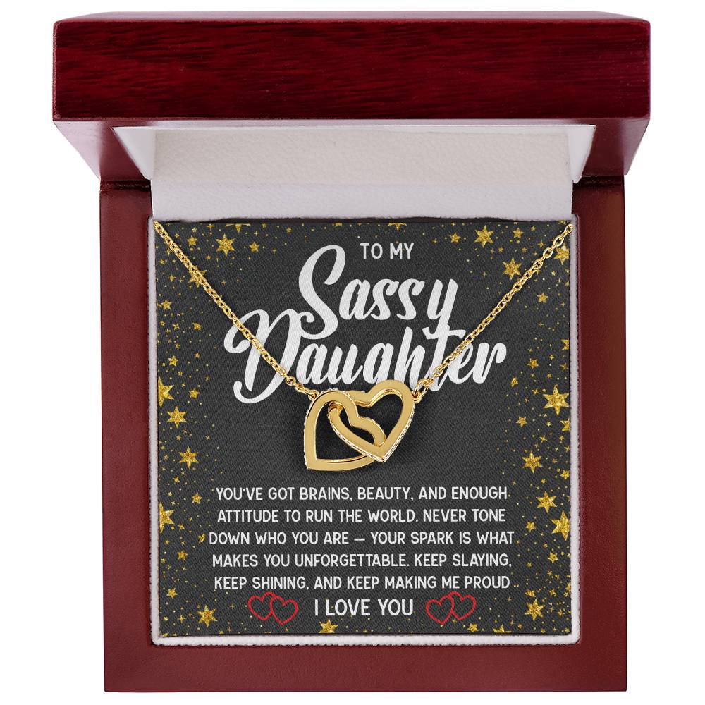 To My Sassy Daughter Necklace 💖