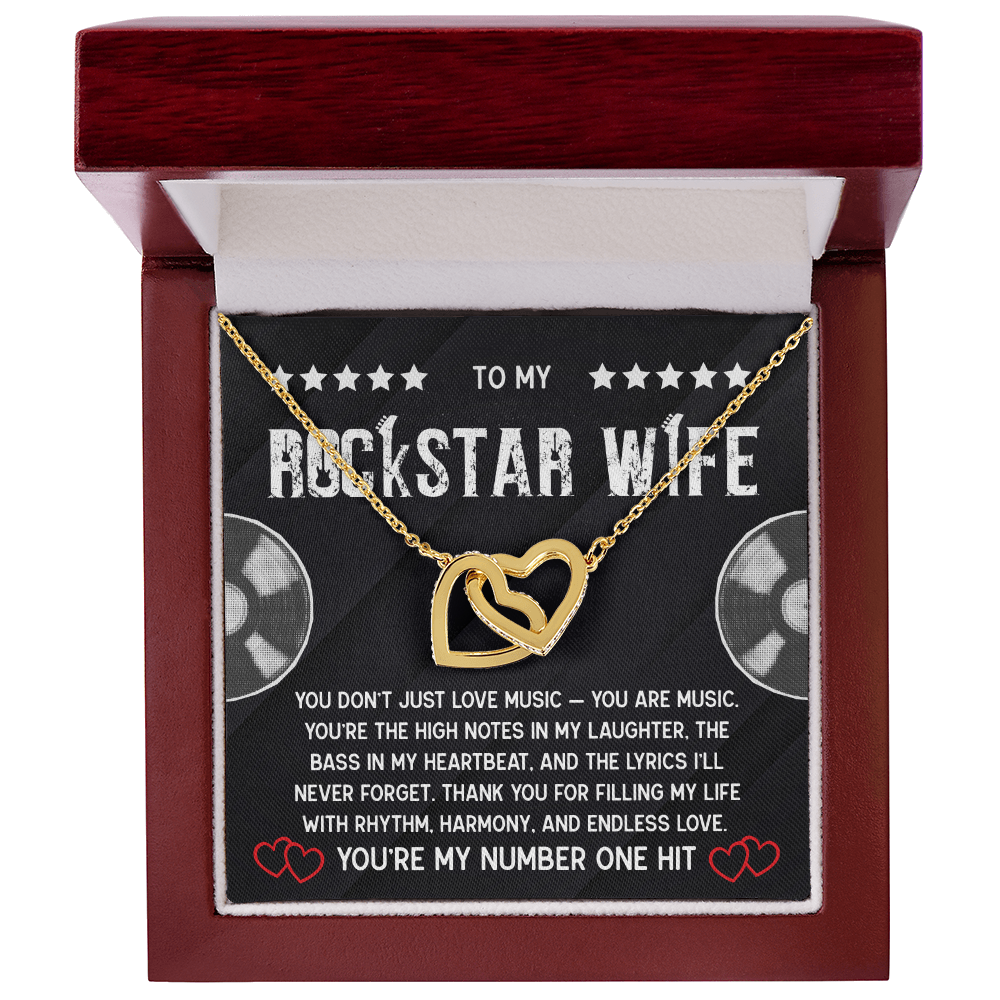 To My Rockstar Wife - Gift For The One Who Puts The Bass In Your Heartbeat!