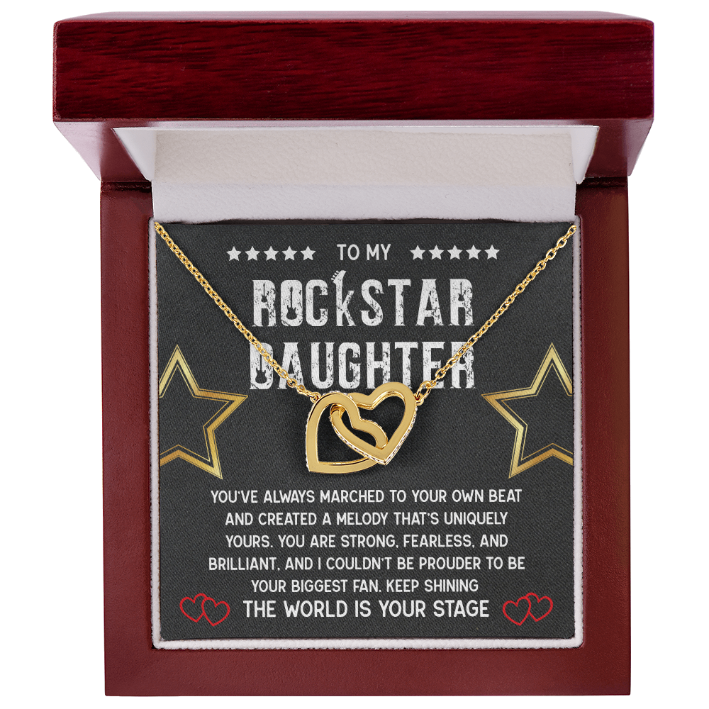 To My Rockstar Daughter Necklace 🎸