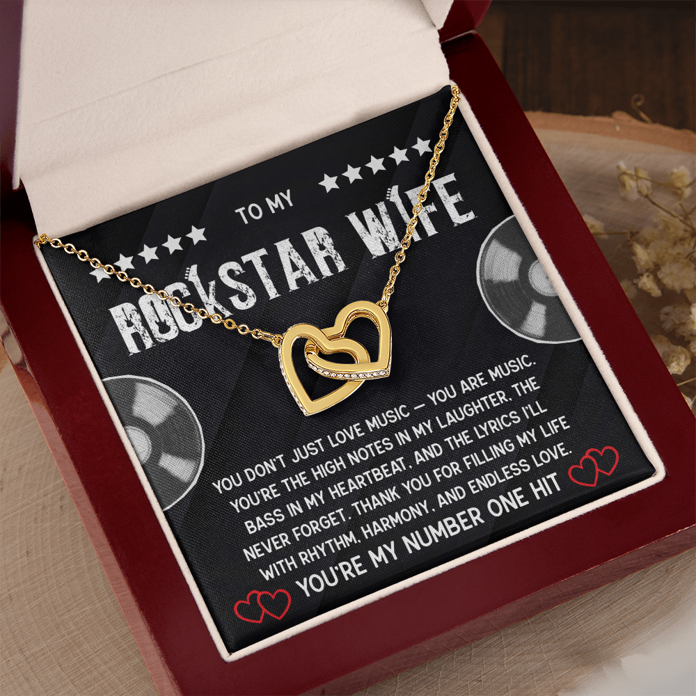 To My Rockstar Wife - Gift For The One Who Puts The Bass In Your Heartbeat!