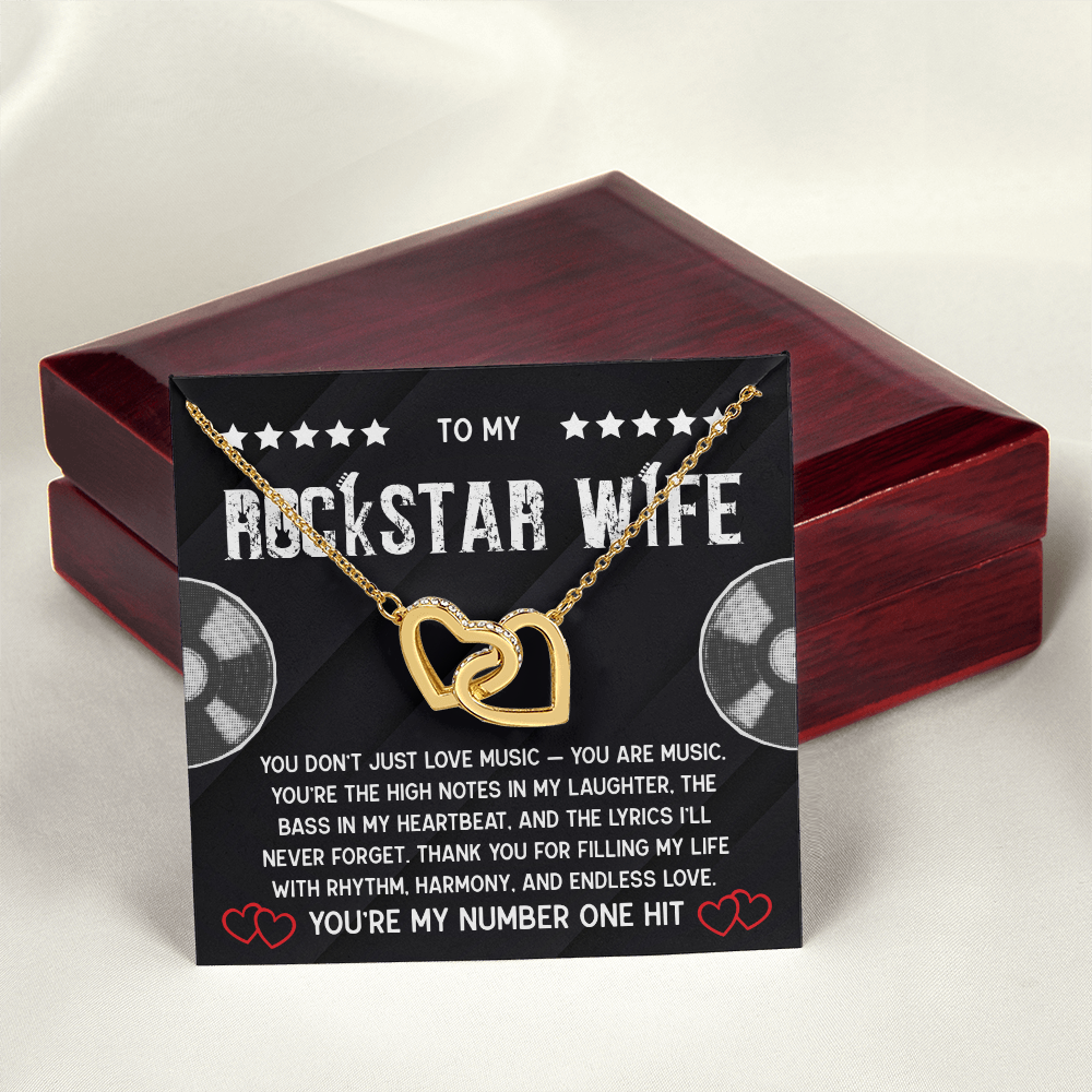 To My Rockstar Wife - Gift For The One Who Puts The Bass In Your Heartbeat!